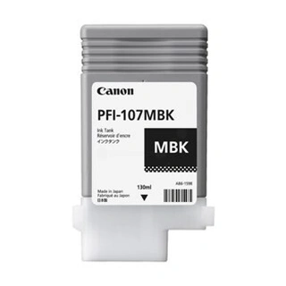 Bläckpatron Mattsvart PFI-107MBK. 130ml